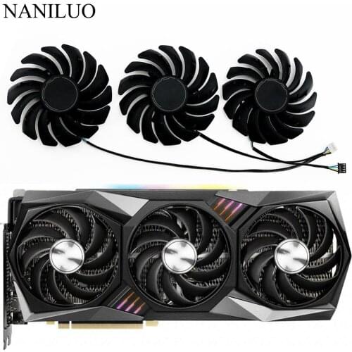 DIY Fan PLD09210B12HH PLD09210S12HH RTX3060 3070 GAMING TRIO for MSI RTX3080 3080ti 3090 GAMING TRIO Graphics Card Cooling Fan