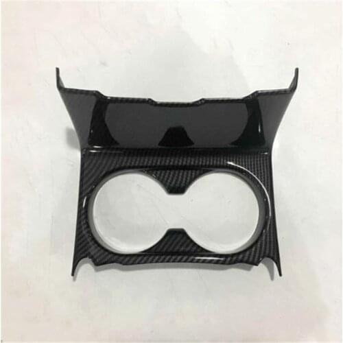 FIT For 2017 Mazda cx5 cx-5 abs electroplating carbon fiber cup decoration box internal and external modifications