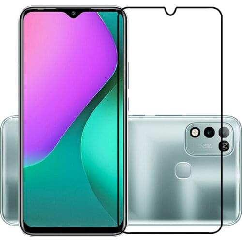 75 Pcs/Lot 2.5D Premium Tempered Glass Full Cover Screen Protector Protective Film for Infinix Smart 5 India