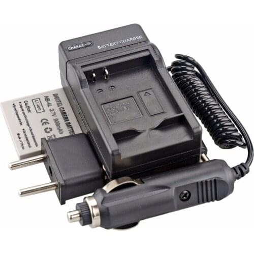 Probty NB-4L NB4L NB 4L Rechargeable Battery + DC Charger Kit For Canon IXUS 40 30 50 55 S5 WA60 TX1 DS4 SD960 IS 255 HS Camera