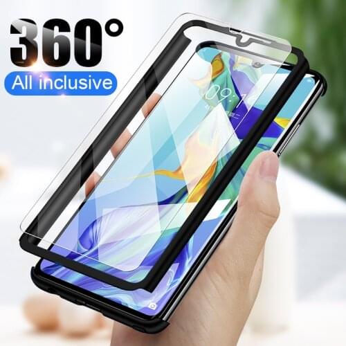 360 Full Protective Case for Huawei Y5P Y6P Y7P Y9S Y6 Y5 2017 P40 Lite E Anti-knock Cover for Honor 9S 9C 9X 8A 8X 8S 8C Coque