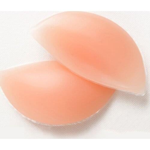 Triangle Pads Silicone Swimsuit Push Up Bra Pads Insert Breast Bra Cleavage Enhancer for Dress Bikini Swimsuit