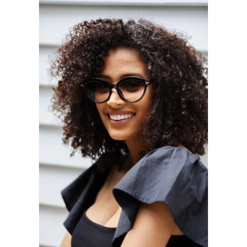 2021 New Seoson Womens Melina Black Sunglasses intage Luxury Brand Shades For Woman Sunglass Ladies Retro Sunglases UV400