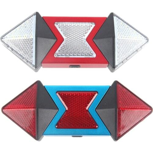 Bike Turn Signal Light Remote Bicycle Tail Light USB Rechargeable Rear Light Bicycle Warning Light