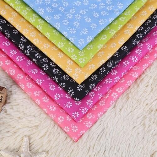 100*150cm Printed Floral Upholstery Fabric Tablecloths Curtain Sofa Sewing Material DIY Patchwork Needlework Fabric By The Meter