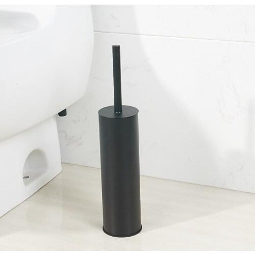 Vidric Carlisle matt black body stainless steel toilet Toilet brush holder bathroom toilet cleaning brush