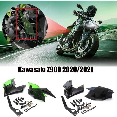 Z900 2020- NEW Motorcycle Parts Side Downforce Naked Spoilers Winglet Fixed Wing Winglet Fairing Wing For Kawasaki Z 900 2021