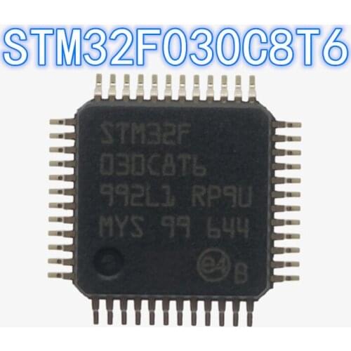 2PCS-20PCS 100% new original authentic STM32F030C8T6 QFP-48 32F030C8T6 QFP48 32-bit microcontroller