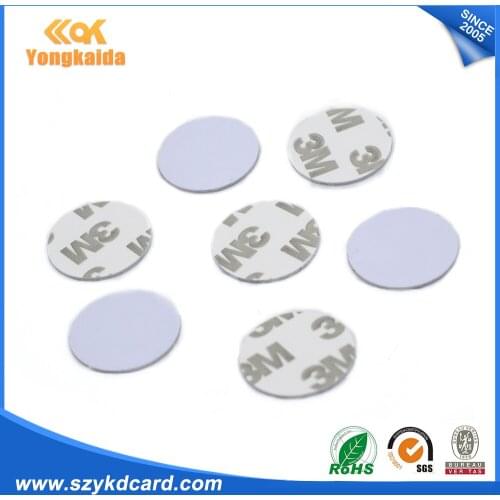1000pcs/lot EM4100 Smart Coin Tag 125Khz RFID ID Tag Coin tag 20MM Contactless Label 3M back adhesive for Access Control