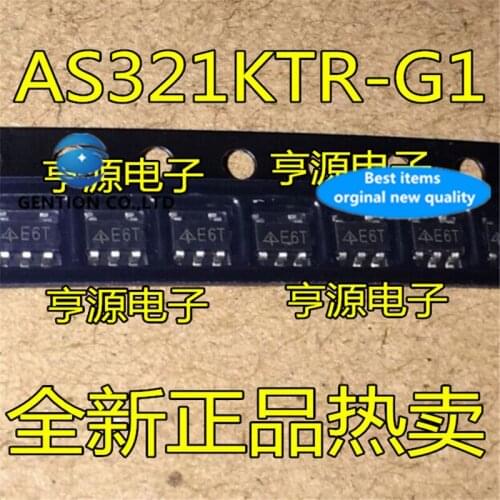 20Pcs AS321 AS321KTR-G1 Silkscreen G6T E6T Universal power amplifier tube BCD SOT23-5 in stock 100% new and original