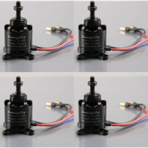 4pcs SUNNYSKY X2212 980KV 180W Brushless Motor Quad-Hexa copter Free soldering