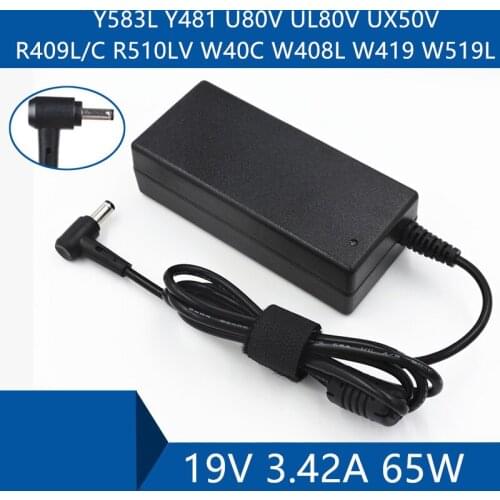 Laptop AC Adapter DC Charger Connector Port Cable For ASUS Y583L Y481 U80V UL80V UX50V R409L/C R510LV W40C W408L W419 W519L
