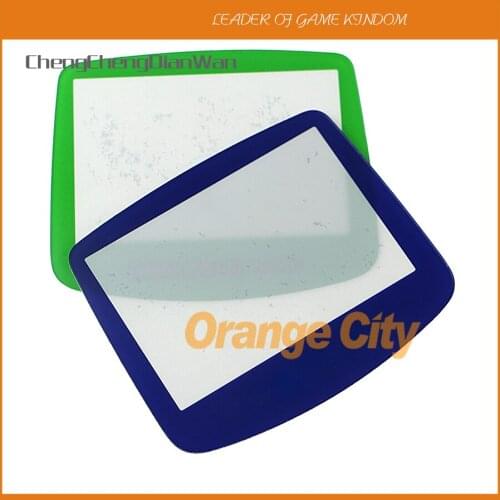 ChengChengDianWan multi color Replacement plastic screen lens with logo for gameboy advance GBA