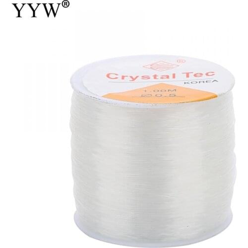 100m/Piece one piece DIY Crystal Beading Stretch Cord Elastic Line 0.5/1mm Transparent Beading Wire/String/Thread Jewelry Making