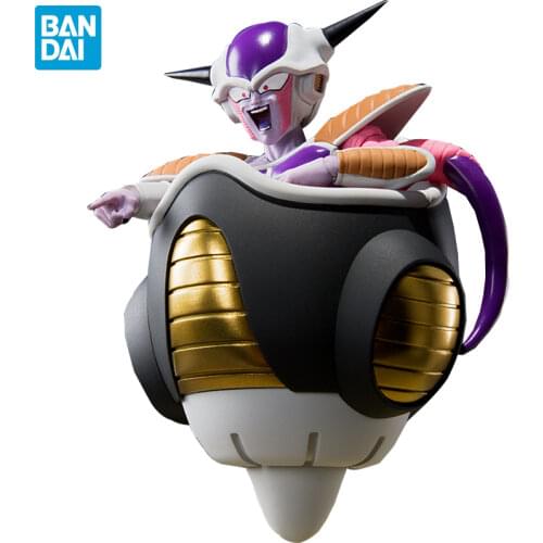BANDAI SHF Original Dragon Ball Frieza Action Figure Anime Toys No1 Form Flight Vehicle Collection Model FigurineToys Gift