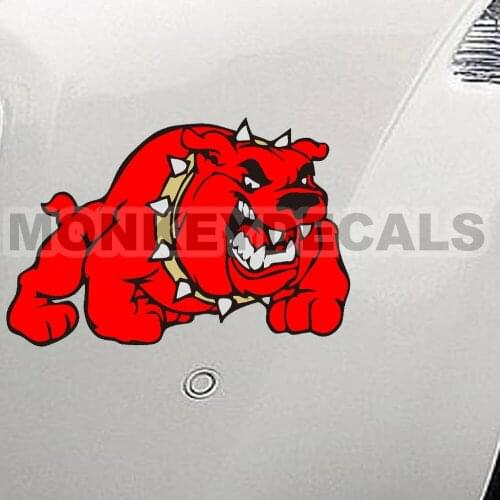 Multilayer decal sticker angry bulldog 15cm x 8.5cm reflective waterproof stickers special for cars motorcycle truck boat