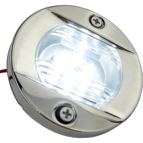 Marine LED Transom Light Boat Stern Light Stainless Steel Spashproof Flush Mount