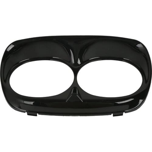 Headlight Trim Bezel Scowl Outer Fairing Cowl For Harley Road Glide FLTR/X 98-13 Chrome Black Motorcycle