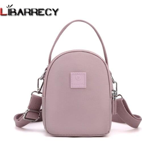 2021 New Solid Color High Quality Nylon Shoulder Bags Fashion Mini Designer Women Messenger Bag Girl Multifunctional Travel Bags
