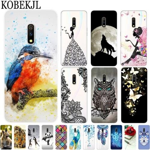 OPPO Realme X Case Realme X Case Soft Silicone Cartoon TPU Back Cover Phone Case OPPO Realme X RMX1901 Real me X RealmeX Global