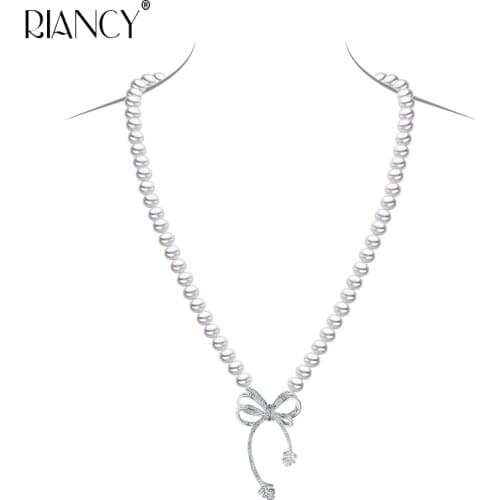 New fashion Elegant white Shell 8MM Imitation Pearl Necklace 45cm shell Beads Jewelry for women