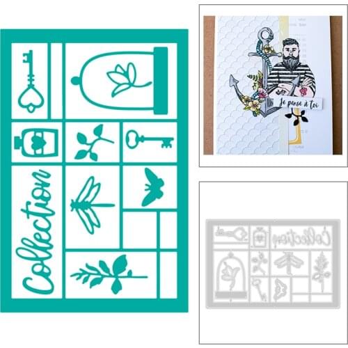 2020 New Rectangle Photo Frame Metal Cutting Dies For DIY Embossing Butterfly and Dragonfly Cut Card Paper Scrapbooking No Stamp