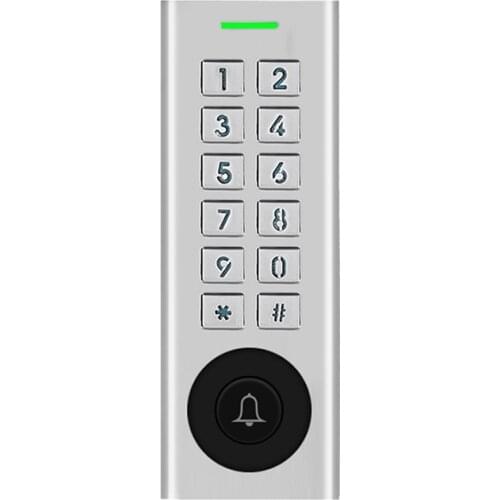 IP66 Waterproof Password Code Standalone Metal Keypad Access Controller Reader Support 125KHz RFID EM Card