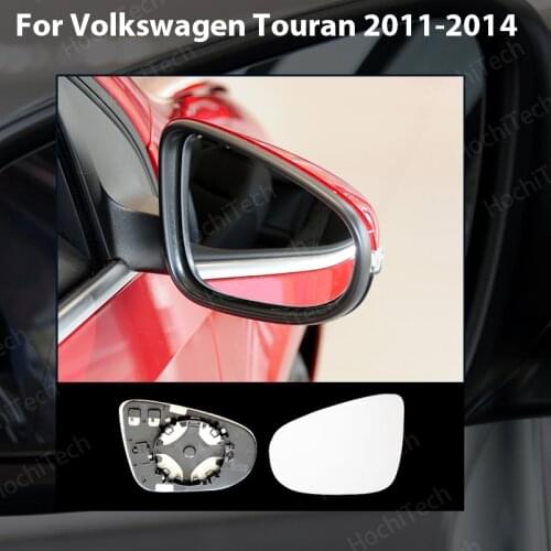 Replacement Wing Rearview Left & Right Mirror Glass For Volkswagen Touran 2011-2014 Heated