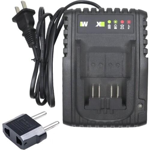WA3921 Li-ion Battery Charger For Worx 18V 20V WA3593 WA3595 WA3596 WA3016 WA3401 Lithium Battery WA3922 WA3924 WA3927 WU279