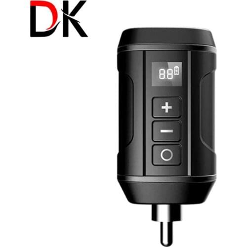 HELLO WirelessDK Tattoo Power Supply Power PacK Battery Pen Adapter RCA AUDIO DC Interface Rotary Tattoo Machine Fast Chargering