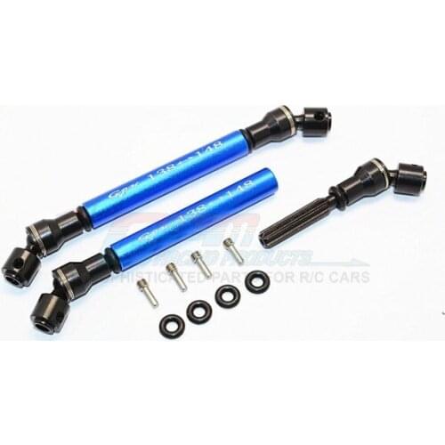 1/10 AXIAL SMT 10 90055 STEEL FRONT&REAR CENTER SHAFT WITH ALUMINIUM BODY (138MM-148MM) - PAIR - MJ237SA