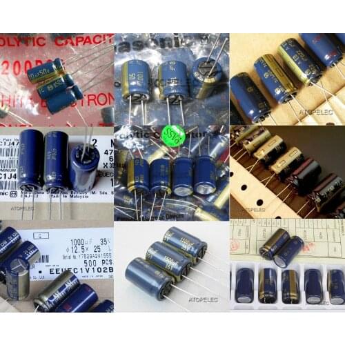 1pc Matsushita (M) FC Series Electrolytic Capacitors Hi-Fi Audio 105 Deg.C 1uF/4.7uF/10uF/22uF/47uF/100uF/220uF 25V/35V/50V/63V