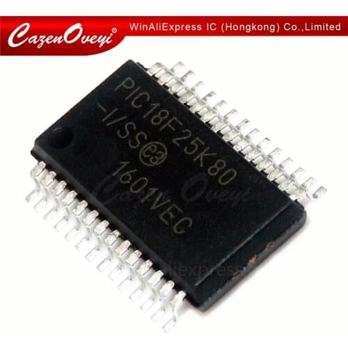 1pcs/lot PIC18F25K80 PIC18F25K80-I/SS SSOP28 In Stock