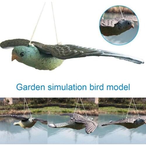 1Pc Practical Lifelike Flying Bird Hawk Decoy Pest Control Lawn Garden Family Farms Outdoor Decoration Plant Scarer Scarecrow
