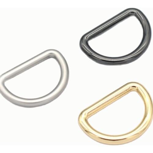 25MM Gold D Ring Slide Adjustable Buckles Purse Handbag Hardware Dog Collar Supply Leather Webbing Belt Strap Buckles Bag Clasp