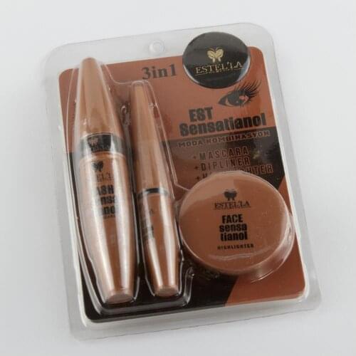 3'lü Estella Sensational Set (Mascara-Dip Powder)