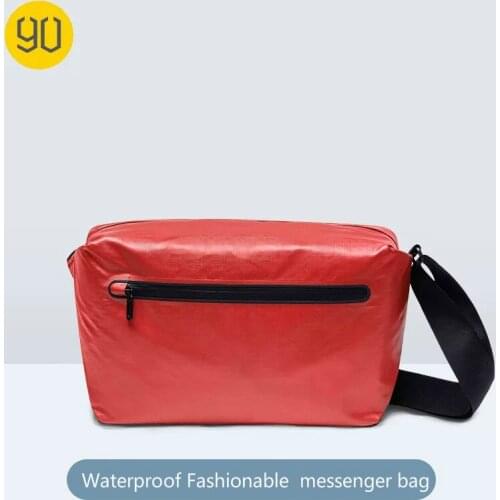 Original Xiaomi mijia 90 fun point Messager Bag Large Capacity fashion Waterproof Pocket Backpacks Warning light bar postman bag