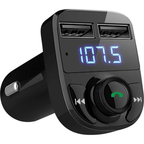 USB Car Charger For Phone Bluetooth Wireless FM Transmitter MP3 Player Dual USB Charger TF Card Music HandFree Car Kit