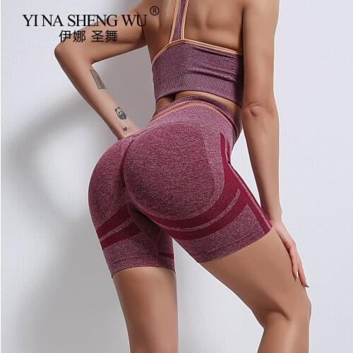 Seamless Pants Women Yoga Set Workout Sportswear Gym Clothing Fitness Bra High Waist Leggings Sport Suit Tracksuit Sports Short