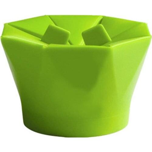 Household Silicone Popcorn Maker Silicone Popcorn Folding Bucket Microwave Popcorn Maker Popcorn Bowl Kitchen Baking Accessories