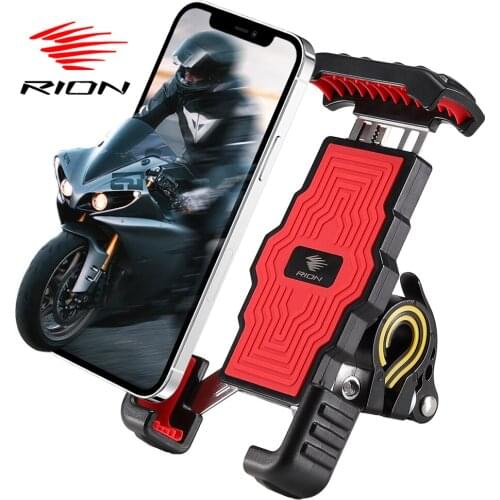 RION Phone Holder for Bicycle MTB Bike Cell Support Moto Motorcycle Smartphone Mobile Handlebar Stand Scooter Kickstand 6.5 Inch