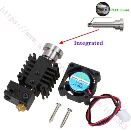 3D Printer Parts Integrated Heatbreak V6 hotend Wade Extruder Direct drive Hotend Kit 1.75mm Short-distance Feed V6 Hot End Kit