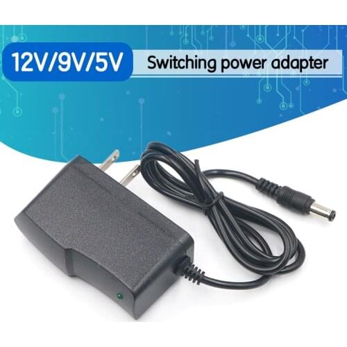 EU Switching power supply 12V 9V 5V /1A switching power supply power adapter light type