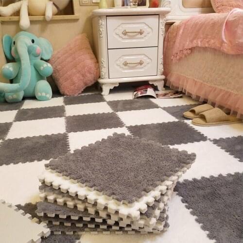 4/6/8/10/12Pcs Baby Eva Foam Puzzle Play Mat Soft Floor Carpet Climbing Pad Tapete Infantil Developing Rug Mat коврик для детей