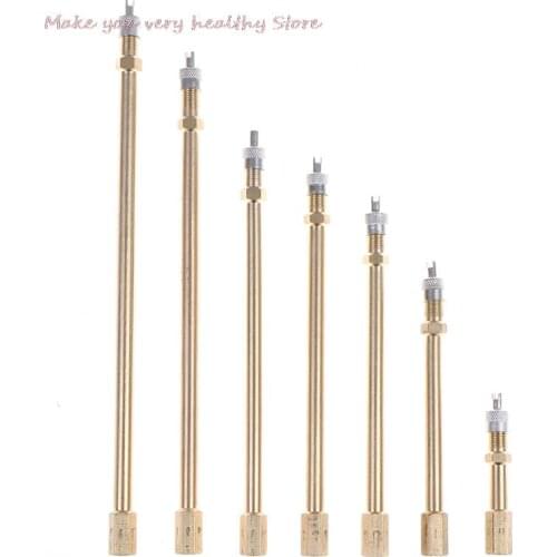 Car Auto Truck Brass Wheel Tire Valve Cap Tyre Stem Extension Pole Cap Extender Steamboat Inflation Valve Stems Automobiles Tool