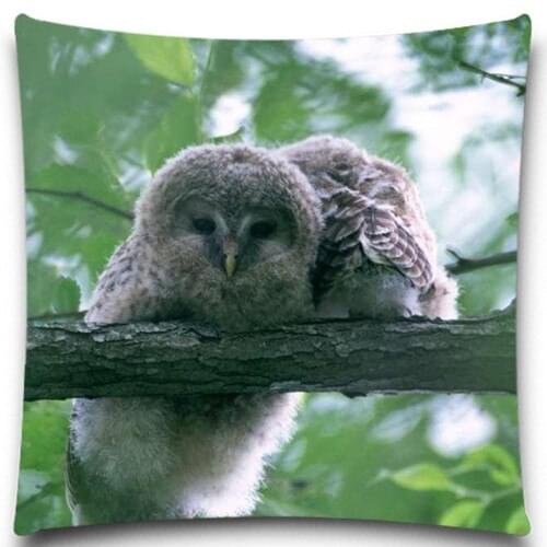 Excellent Quality Soft Cushion cover 5 size 9 style Square Animal Owl Pillow Cases 18 x 18 inch