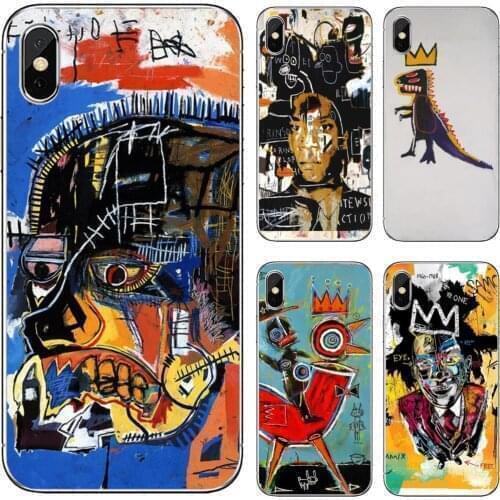 Soft TPU Phone Case Jean-Michel-Basquiat-Art-Graffiti For Samsung Galaxy J5 J6 J7 J8 J1 J2 J3 J4 Plus 2018 Prime 2015 2016 2017