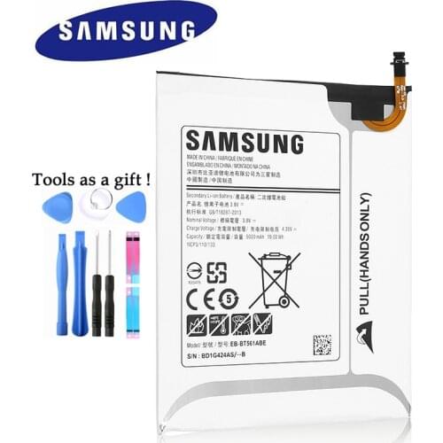 SAMSUNG Original Replacement Battery EB-BT561ABE For Samsung GALAXY Tab E T560 T561 SM-T560 Authentic Tablet Battery 5000mAh