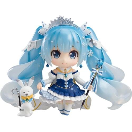 Original Spot Anime Hatsune Miku Gsc Nendoroid Miku with You 2019 Ver. Figure Model Dolls Cute Decoration Collection Toys Gift