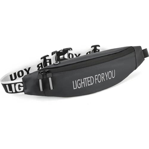 High Quality Men Gym Belt Waist Bag Nylon Waterproof Bum Fanny Pack Travel Casual Phone Bag Outdoor Sports Banana Bag